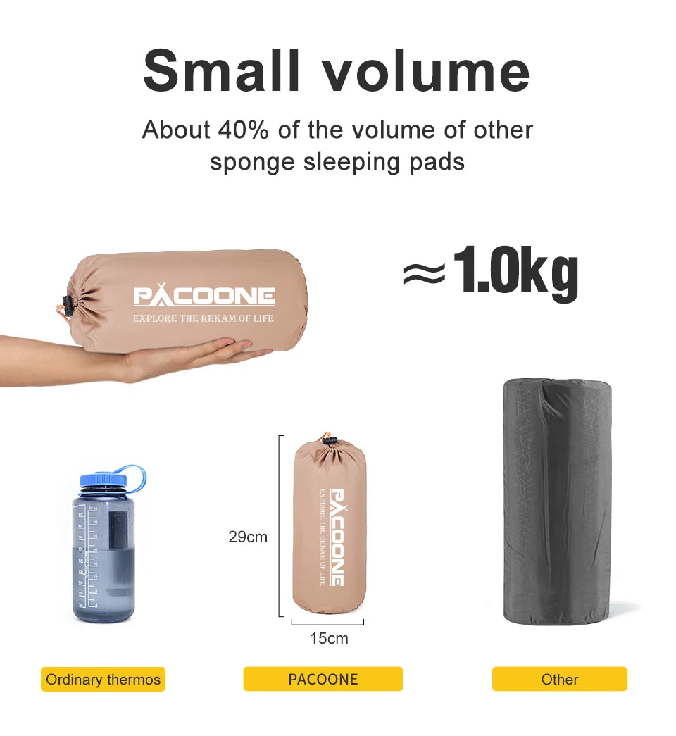 Ultralichte Zelfopblazende Slaapmat – Comfortabele Campingmatras voor Outdoor & Reizen