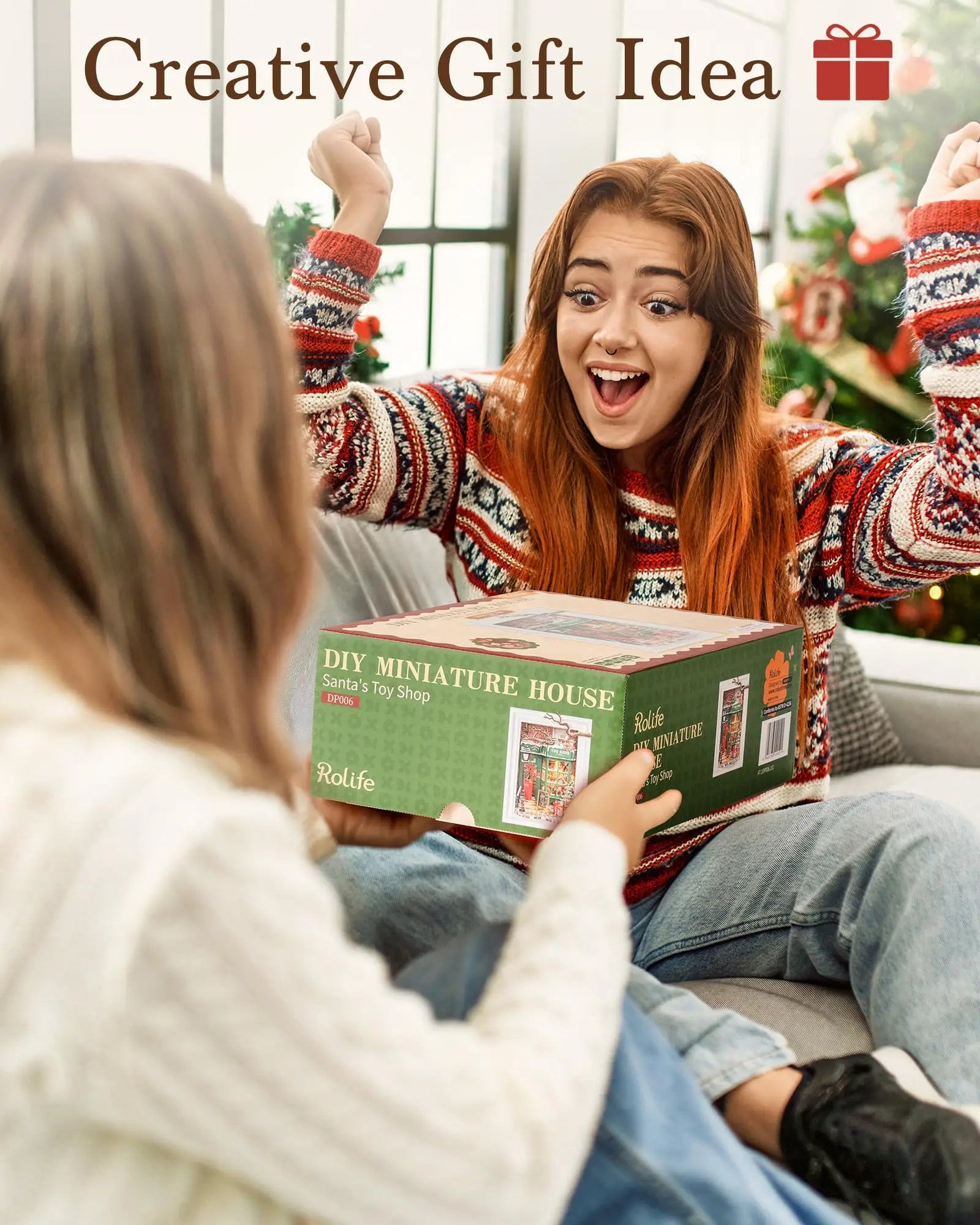 3D LED Kerst Diorama Houten Puzzel – Sfeervolle Kerstdecoratie & Creatief Cadeau voor Volwassenen