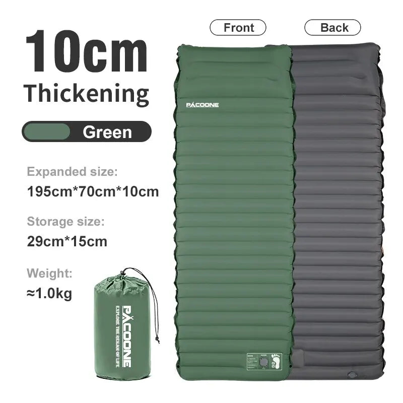Ultralichte Zelfopblazende Slaapmat – Comfortabele Campingmatras voor Outdoor & Reizen