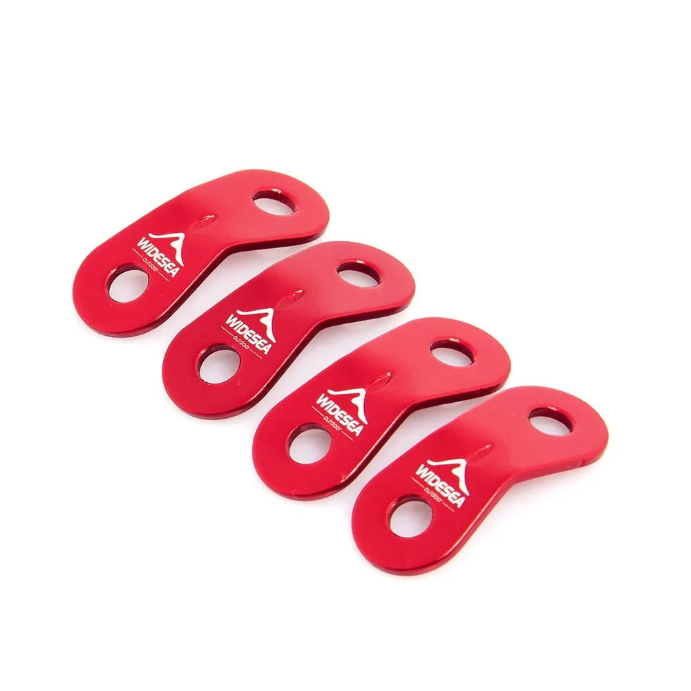 4x Verstelbare Tent Koordgespen Aluminium Outdoor – Windkoordgesp Set voor Tenten
