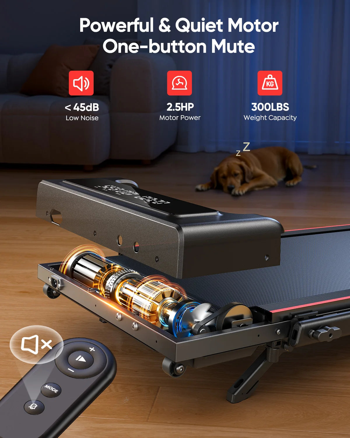 Opvouwbare Loopband 4-in-1 12 km/u – Elektrische Treadmill voor Thuis met Incline en App Bediening