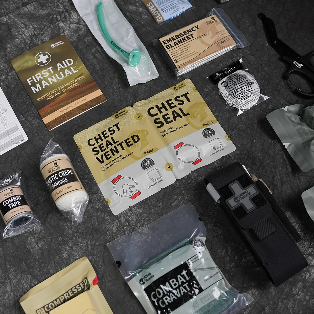 IFAK Navulset Tactische Trauma Kit – Complete Eerste Hulpset voor Noodsituaties