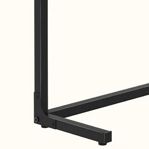 Smalle Industriële Sidetable / Console Tafel – Haltafel, Sofa Tafel voor Woonkamer en Gang – Zwart & Rustiek Bruin