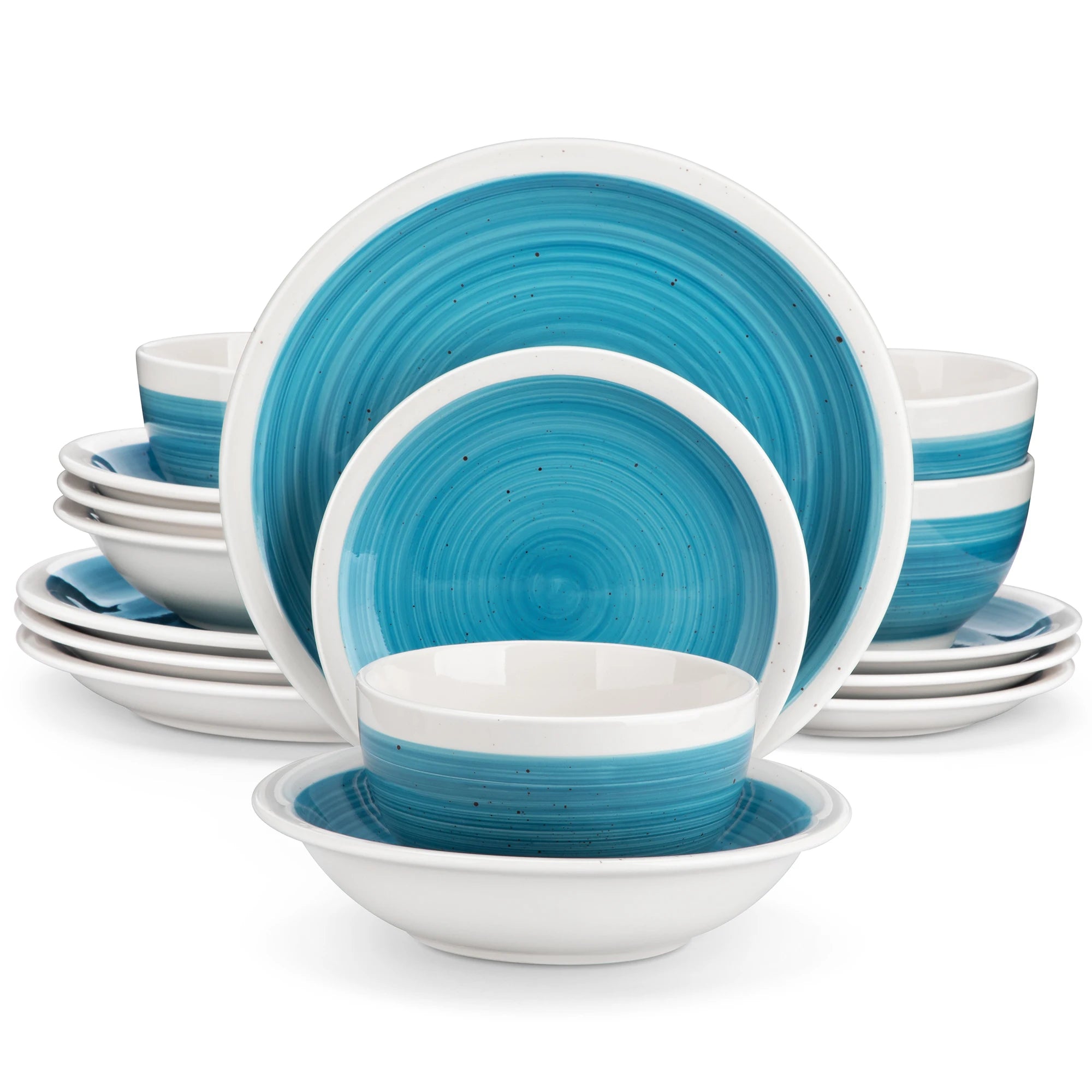 Steengoed Servies Set 16-delig – Duurzaam en Stijlvol Tafelservies voor Dagelijks Gebruik