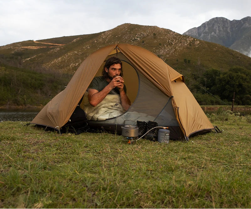 Ultralichte 1-Persoons Fietstent – Waterdichte Trekkingtent voor Backpacken en Kamperen