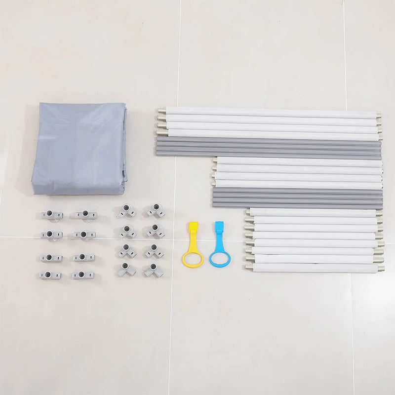Grote Baby Speelbox met Schuim‑bescherming & Ballenbak – Veilige Speelruimte voor Baby’s (0‑6 Jaar)