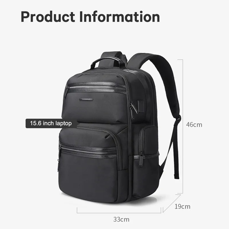 Draagbare Anti‑Diefstal Laptop Rugzak 15.6 Inch – Waterdichte USB‑Oplaad Backpack voor Heren & Dames | Oxford Travel Rugtas 20‑35L