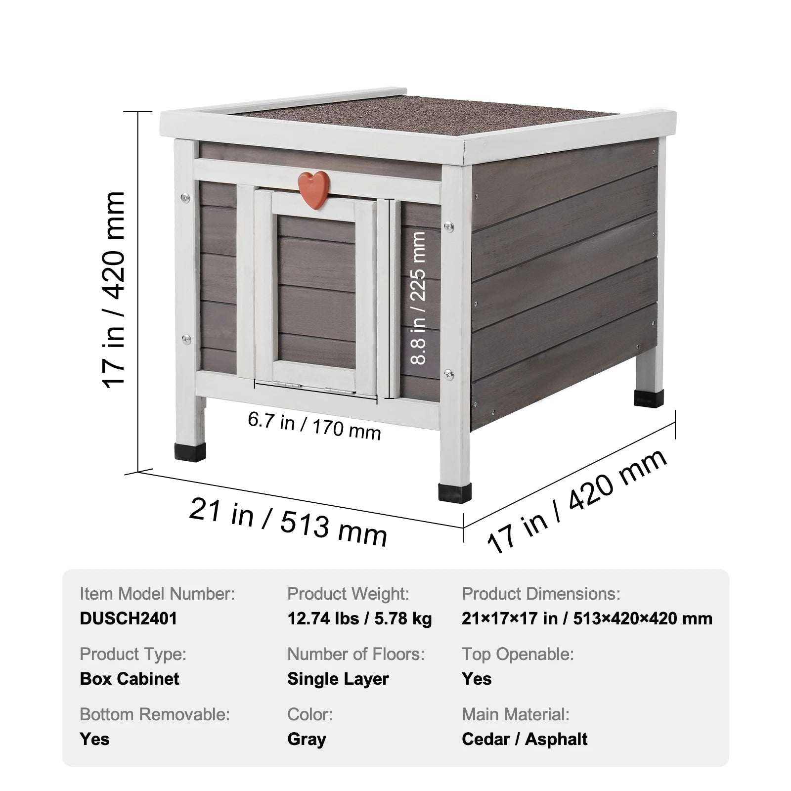 Geïsoleerd Buiten Kattenhuis Hout – Weerbestendig Kattenhok met Dak en PVC Deur – Winterproof Kattenverblijf voor Buiten