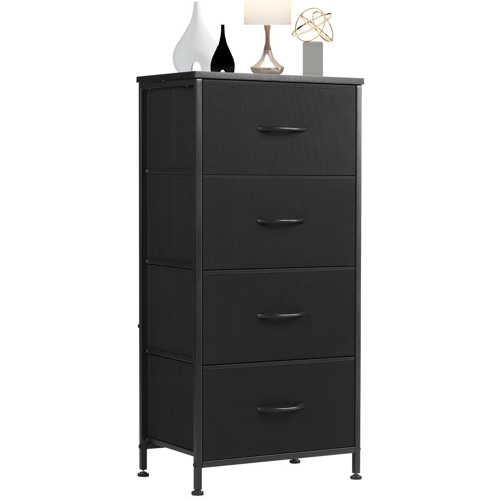 Moderne Kast met 4 Lades – Multifunctionele Slaapkameropberger