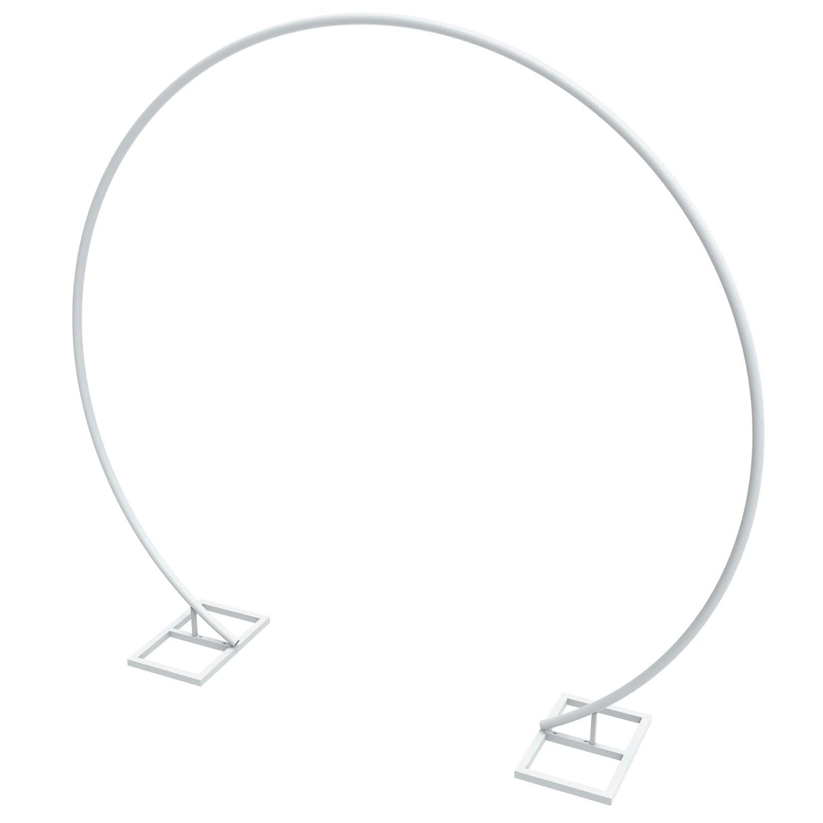 Grote Ronde Metaal Boog Achtergrondstandaard – Bruiloft Backdrop Frame 200x220 / 200x240 cm – Decoratie Boog voor Feest & Events