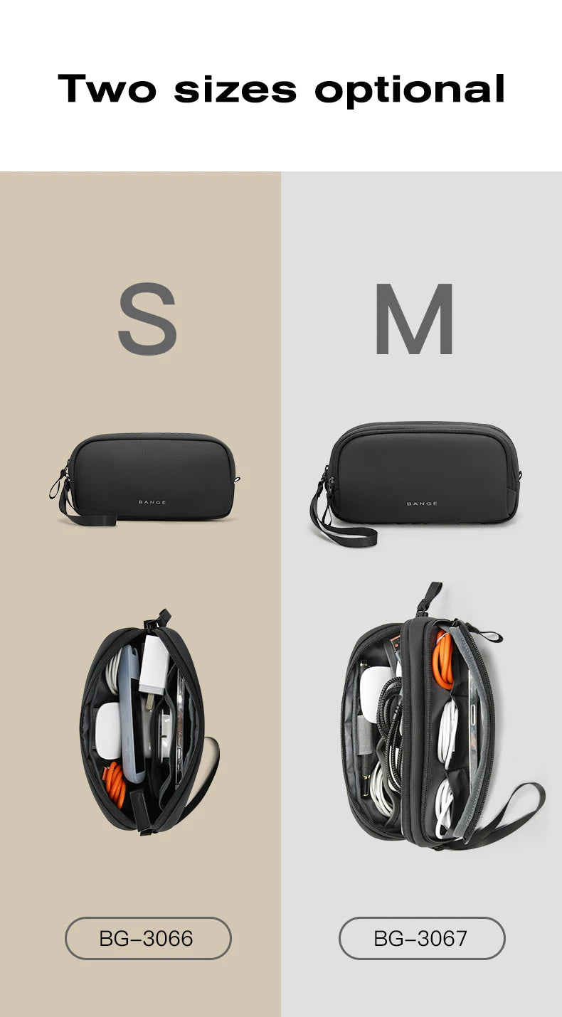 Licht Waterdichte USB Kabel Organizer Tas – Draagbare Elektronica Reis‑Opbergoplossing