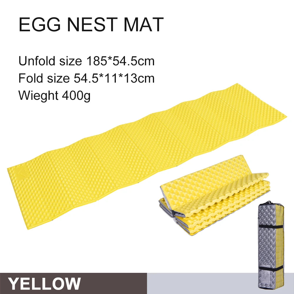 Ultralicht Opvouwbaar Camping Slaapmatje – Comfortabel Egg Nest Outdoor Matje