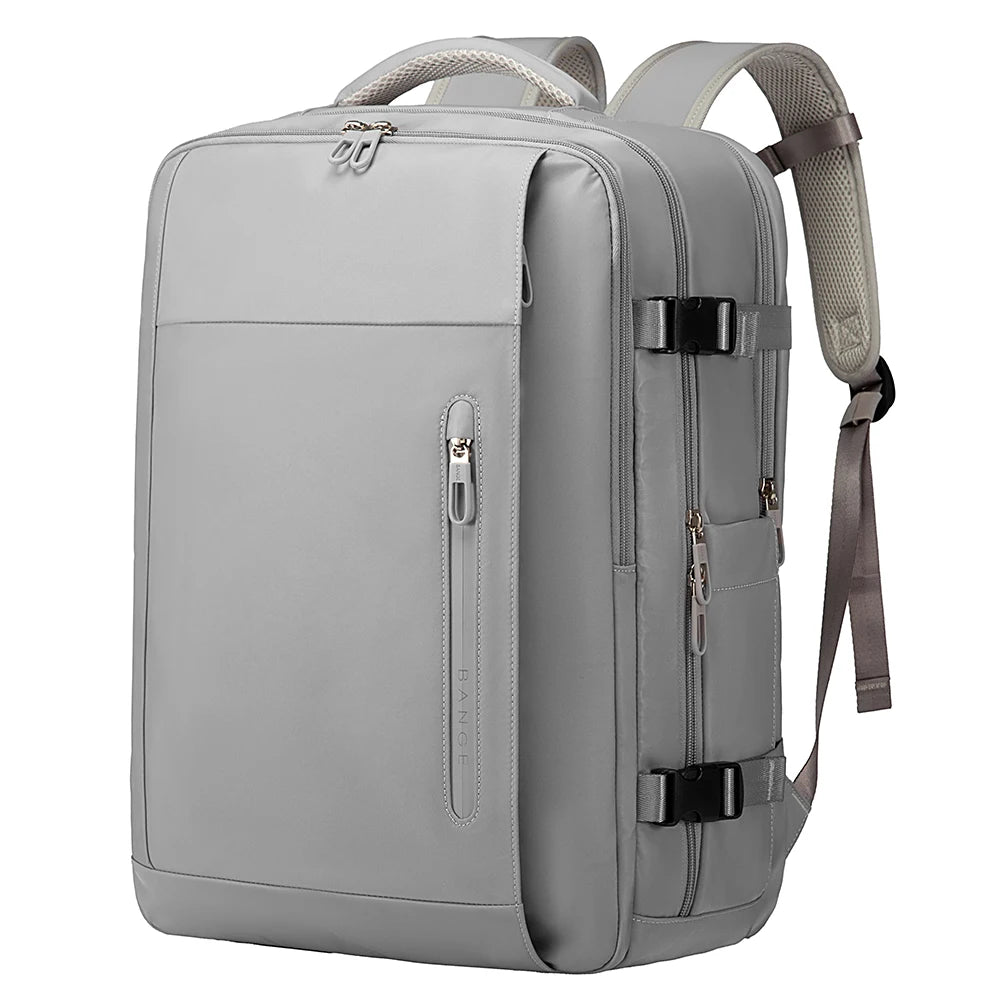 Grote Waterdichte Rugzak Voor 15.6" Laptop | USB‑Oplaadpoort & Nat‑Droog Vak | School, Werk & Reizen