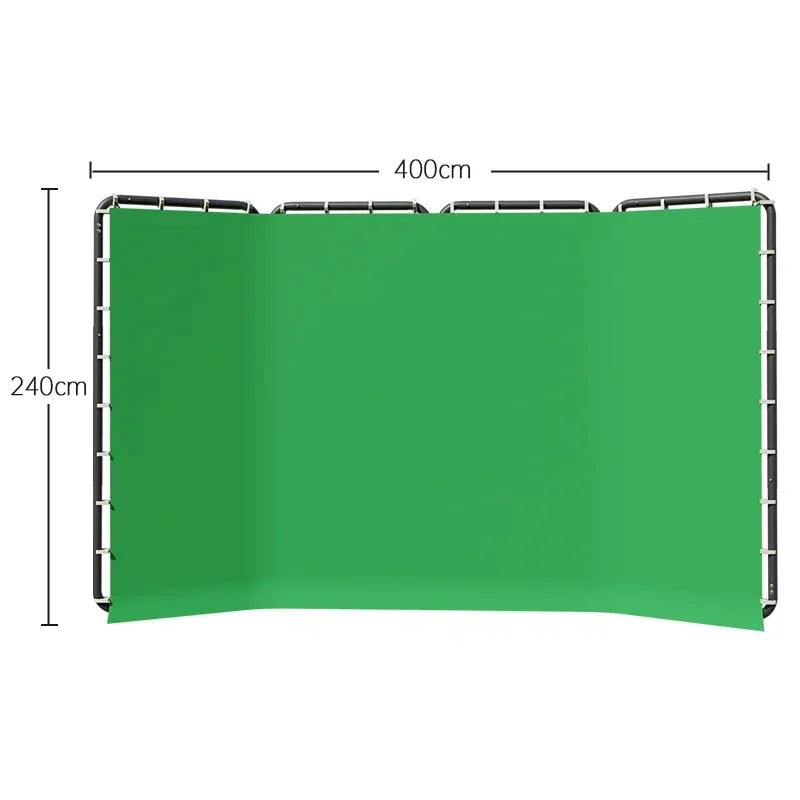 Fotografie Reflector Set 2,6x3M – 5-in-1 Softbox, Paraplu’s, Achtergrondstandaard en LED Studioverlichting voor Professionele Foto’s
