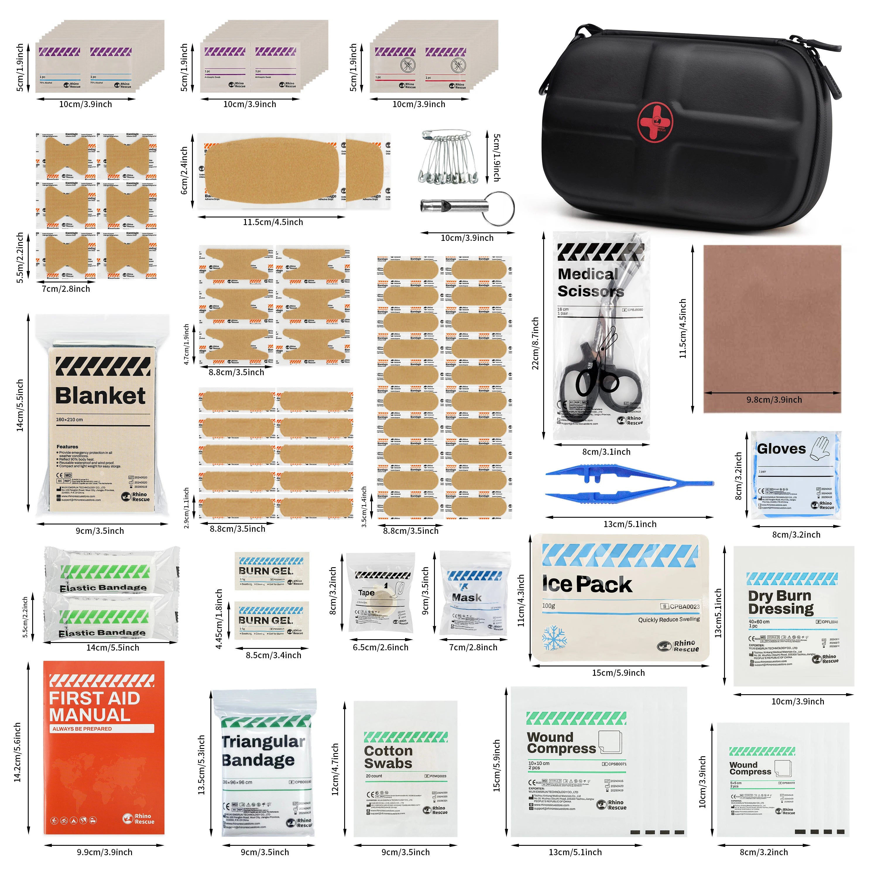 Waterdichte EHBO-kit voor Reizen, Kamperen en Thuisgebruik – Compact en Duurzaam
