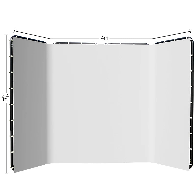 Achtergrondstandaard Fotografie 240x400 cm – Professioneel Groenscherm Frame voor Video en Studio Opnames