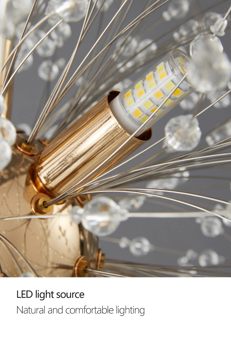Luxe LED Paardenbloem Plafondlamp – Dimbare Kroonluchter met Afstandsbediening en 3 Lichtkleuren