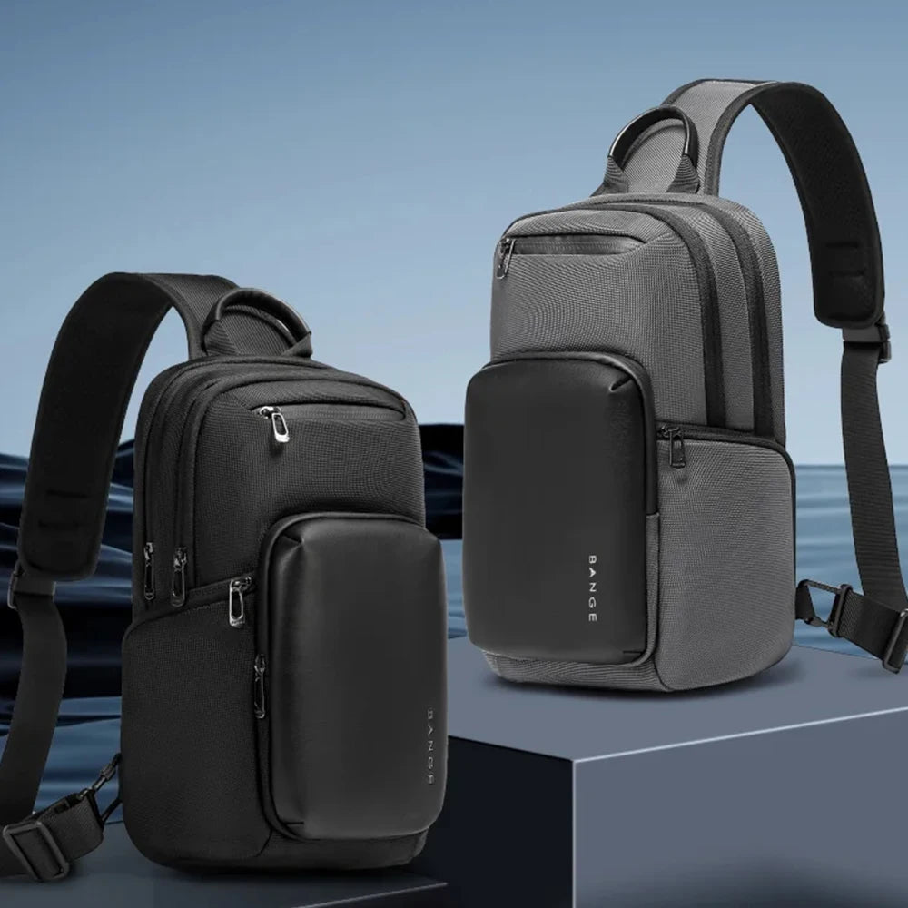 Multifunctionele Waterdichte Crossbody Sling Bag Heren – Grote Capaciteit Schoudertas Voor Dagelijks Gebruik