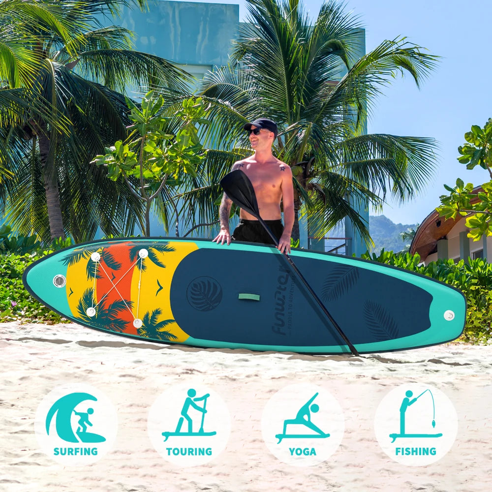 Opblaasbaar SUP Board - Paddle Board 320-385CM – Complete Stand Up Paddle Set met Antislip Deck