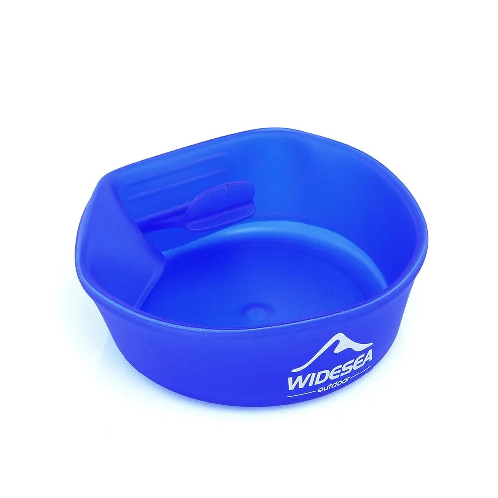 Opvouwbare Outdoor Drinkbeker 250 ml – Lichtgewicht Siliconen Campingbeker met Handvat