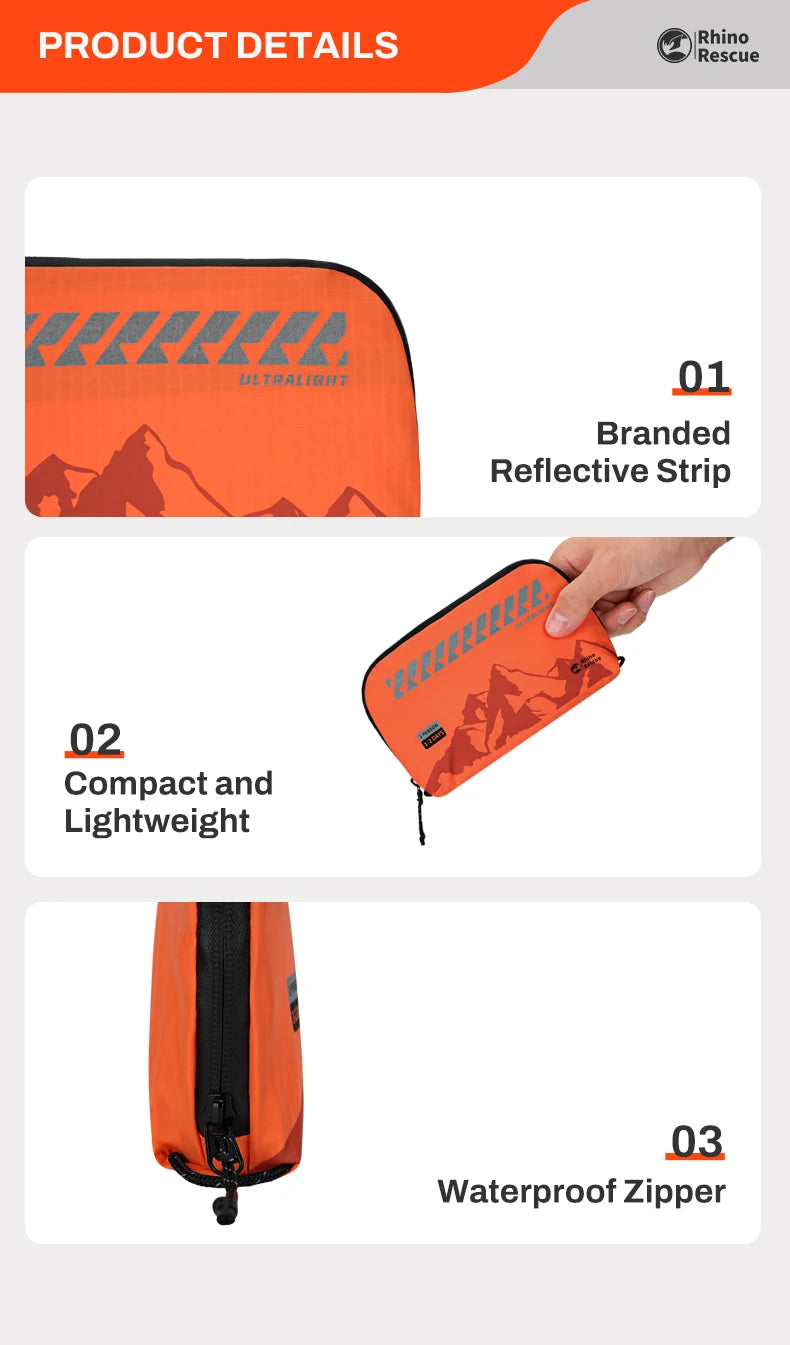 Waterdichte Outdoor EHBO‑set – Complete Eerste Hulp Kit voor Reizen, Wandelen & Auto