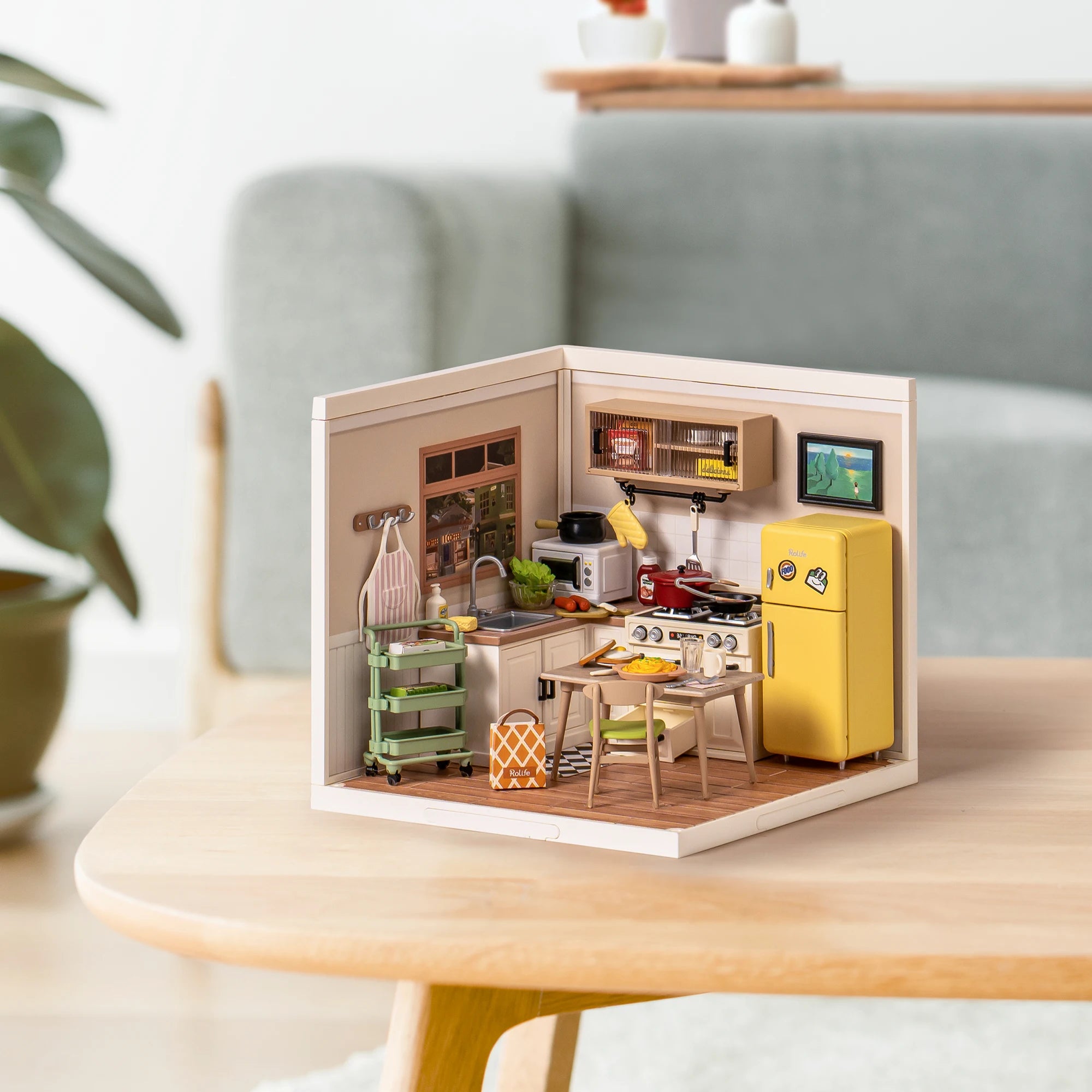 3D Puzzel Super Store – DIY Miniatuur Happy Meals Modelbouw Set voor Tieners en Volwassenen
