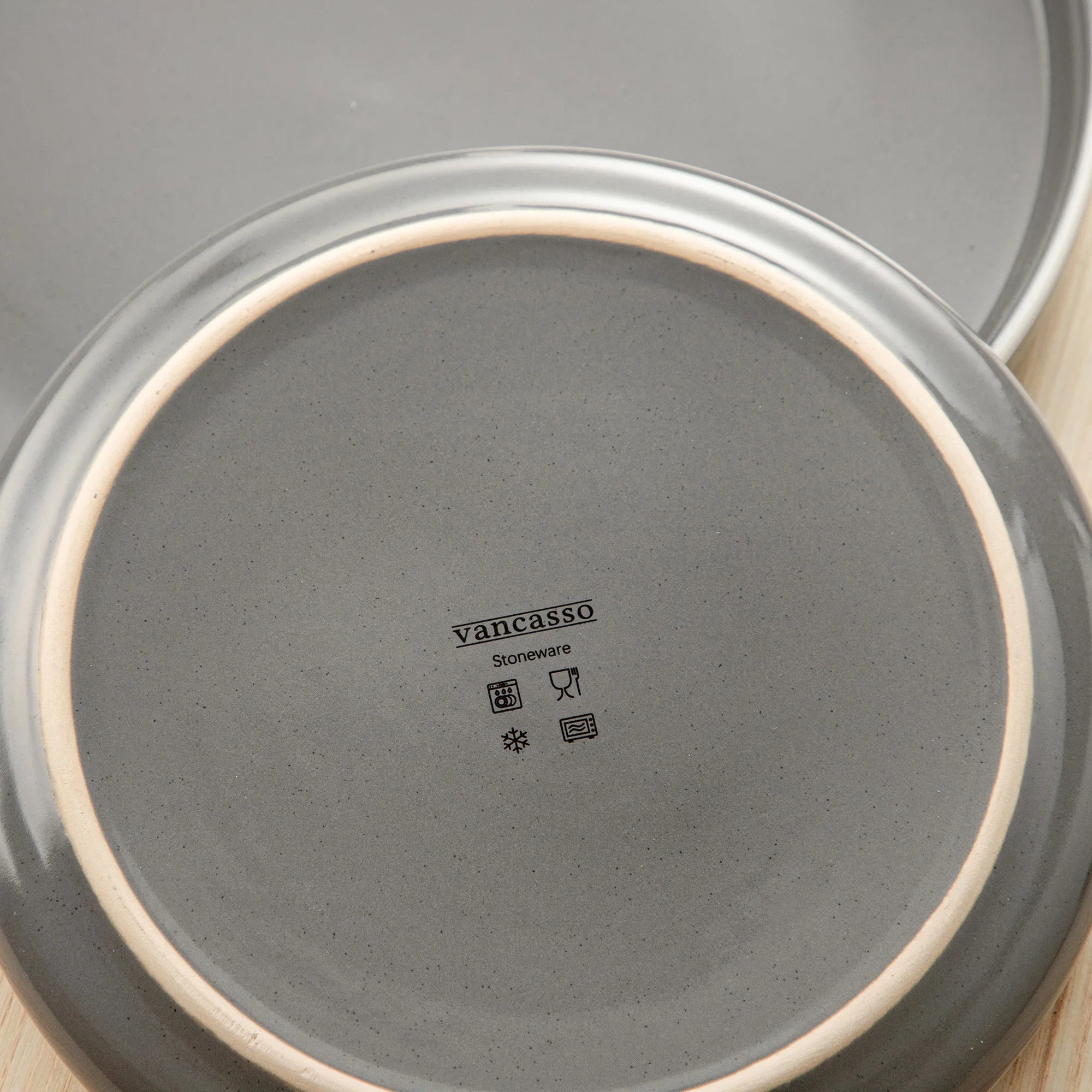 Serviesset 16-delig – Grijs Steengoed Servies voor 4 Personen – Modern & Duurzaam Keramisch Servies