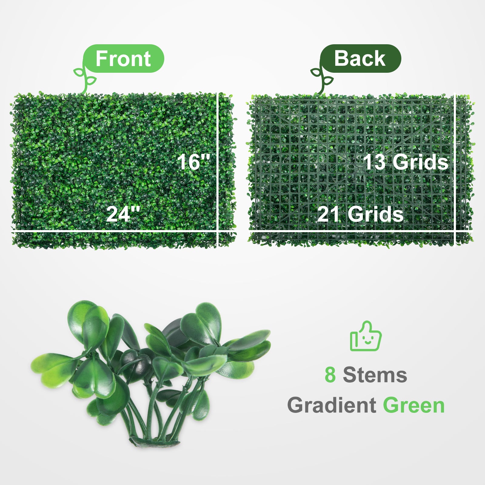 Kunstplant Buxus Muurpaneel Privacy Scherm – Realistische Groene Wanddecoratie voor Binnen & Buiten