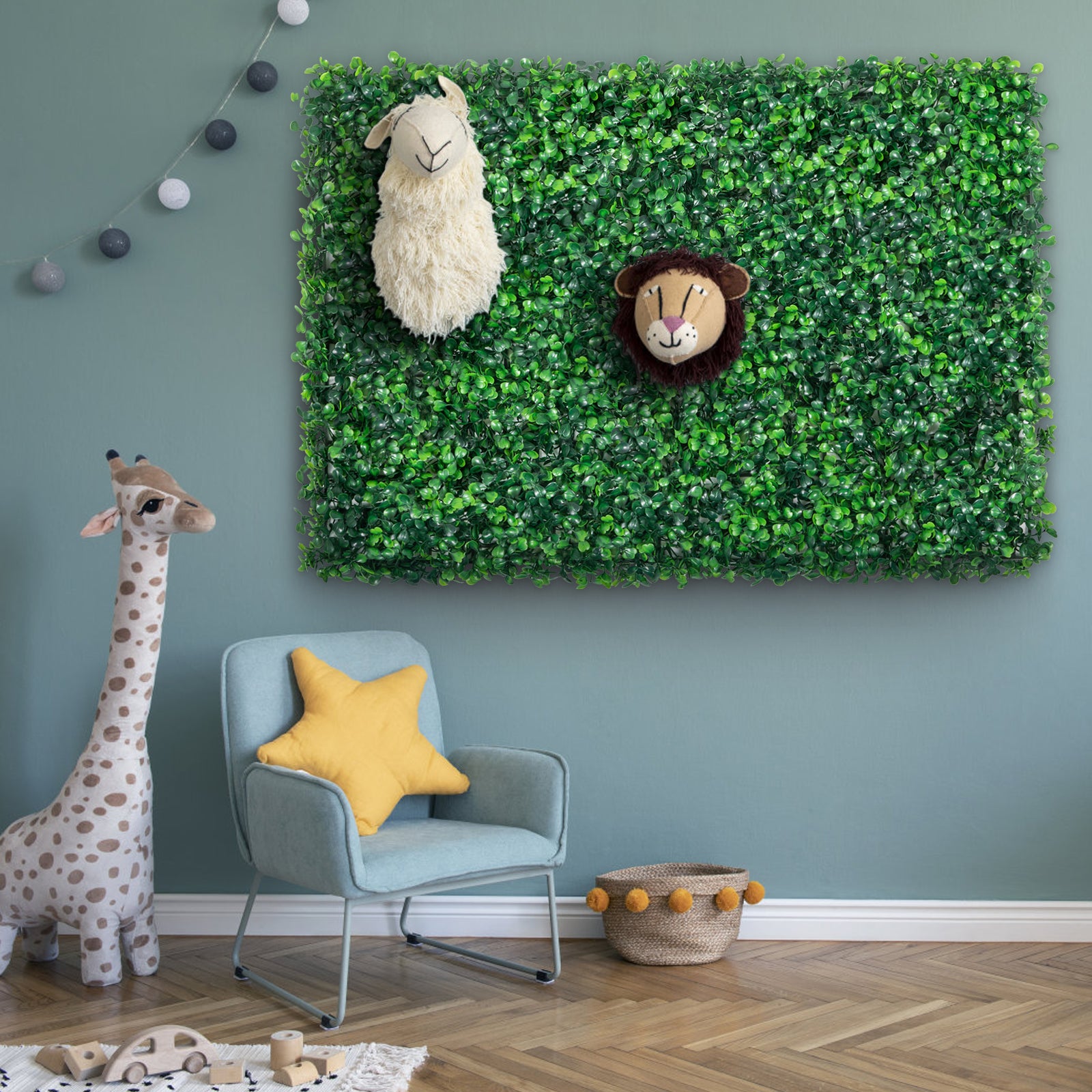 Kunstplant Buxus Muurpaneel Privacy Scherm – Realistische Groene Wanddecoratie voor Binnen & Buiten