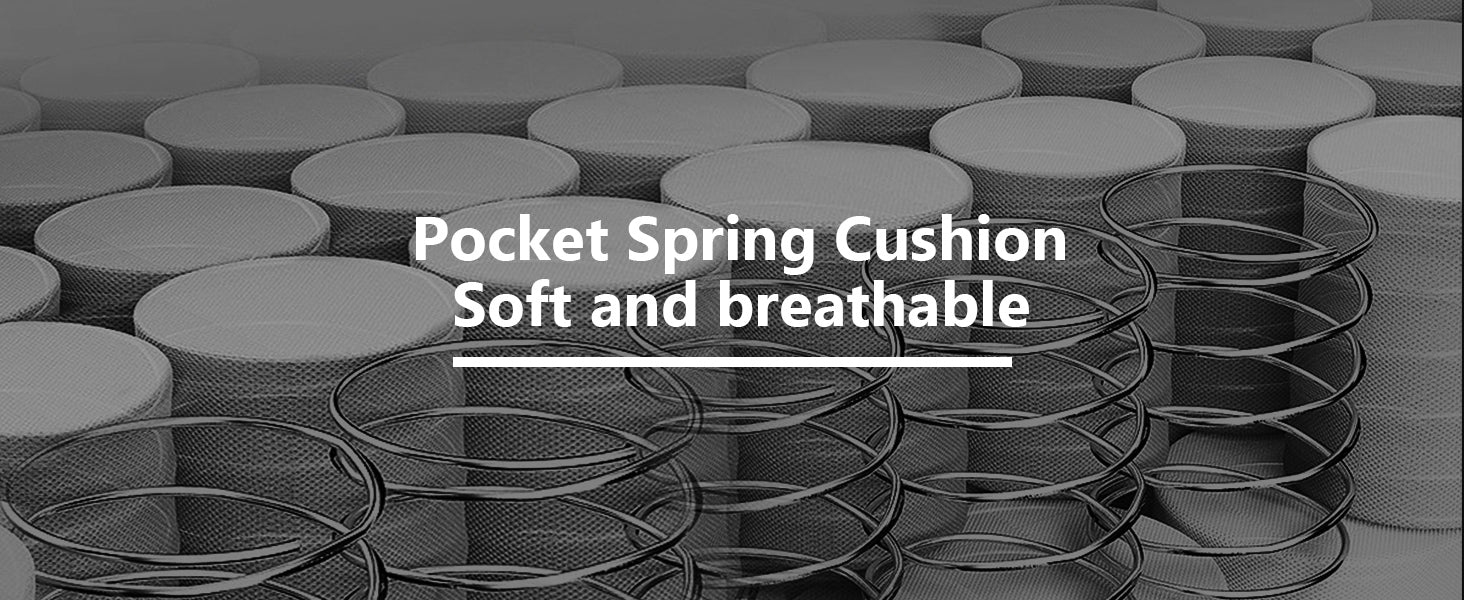 Ergonomische Gaming Stoel met Voetensteun en Pocket Springs – Verstelbare Bureaustoel van Stof voor Ultiem Comfort