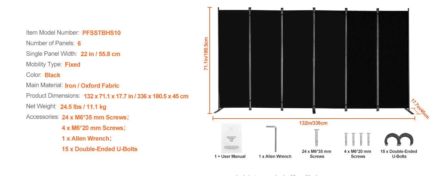 Vouwbare Kamerscheiding 3/4/6 Panelen – Privacy Scherm voor Woonkamer en Kantoor