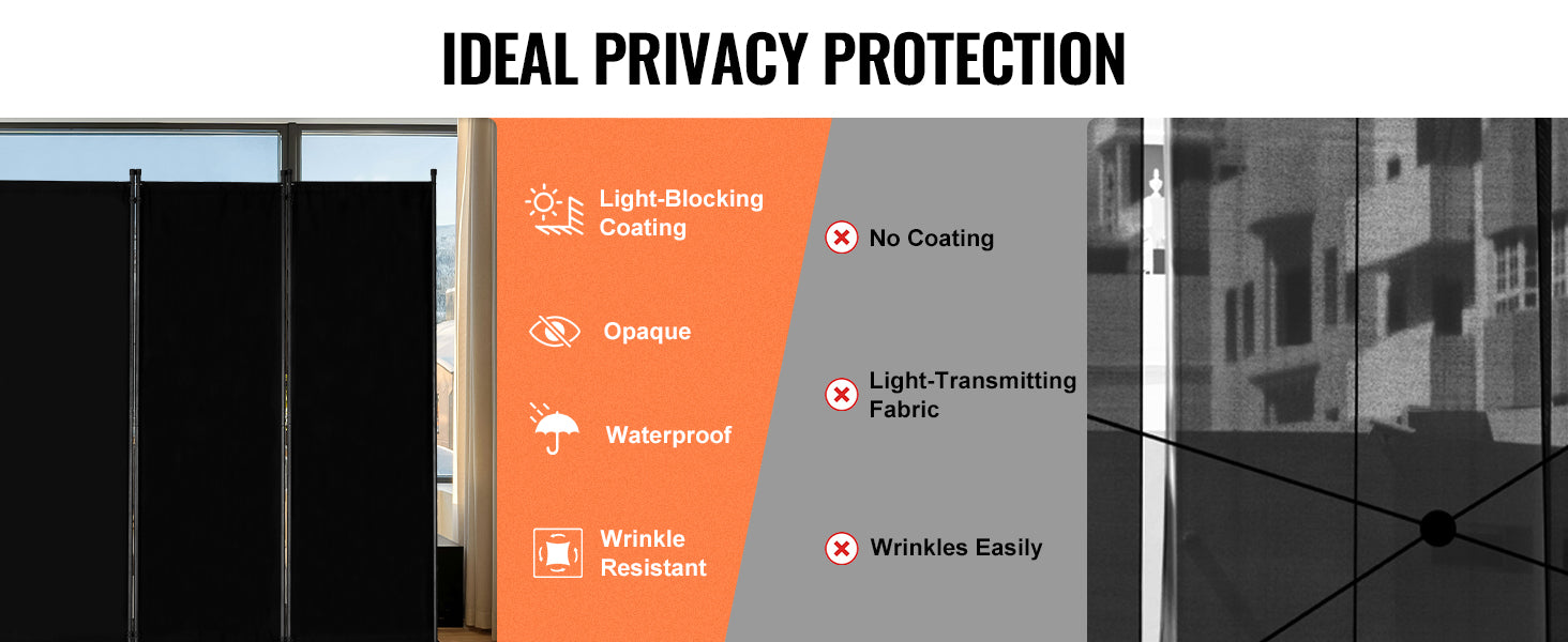 Vouwbare Kamerscheiding 3/4/6 Panelen – Privacy Scherm voor Woonkamer en Kantoor