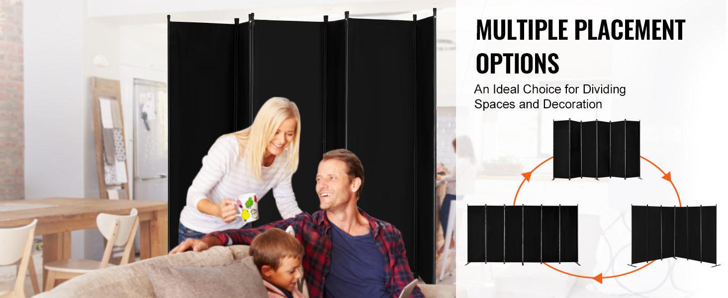 Vouwbare Kamerscheiding 3/4/6 Panelen – Privacy Scherm voor Woonkamer en Kantoor