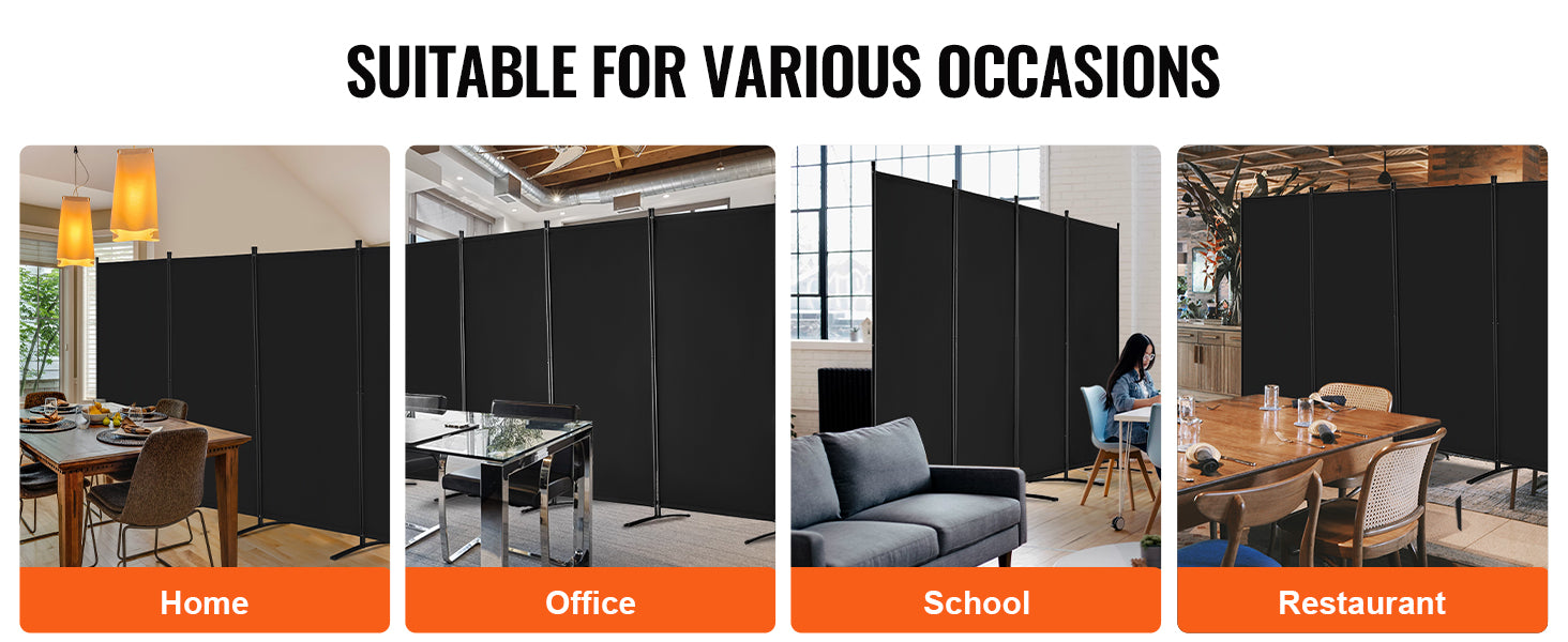 Vouwbare Kamerscheiding 3/4/6 Panelen – Privacy Scherm voor Woonkamer en Kantoor